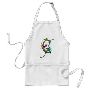HummingbirdMonogram C Förkläde