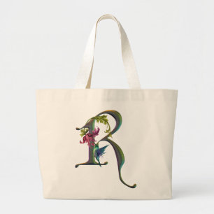 HummingbirdMonogram R Jumbo Tygkasse