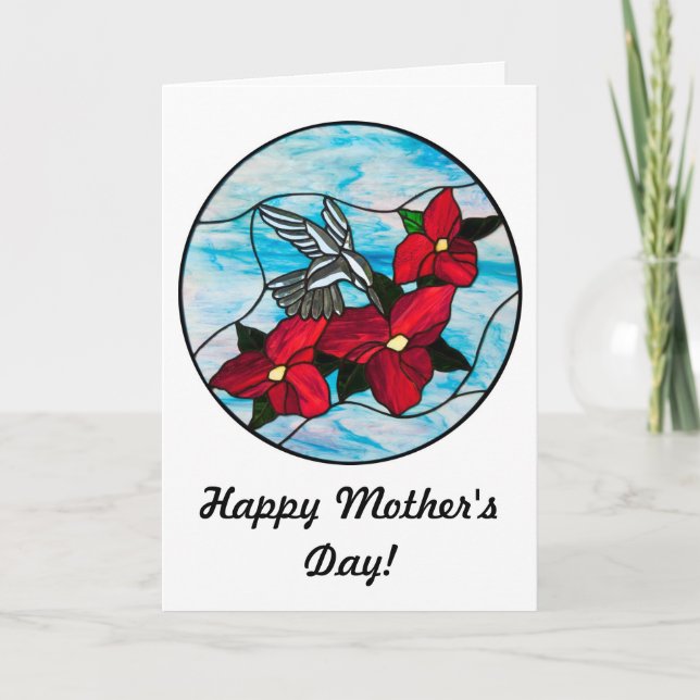 Hummingbirdmors dagkort kort (Framsida)