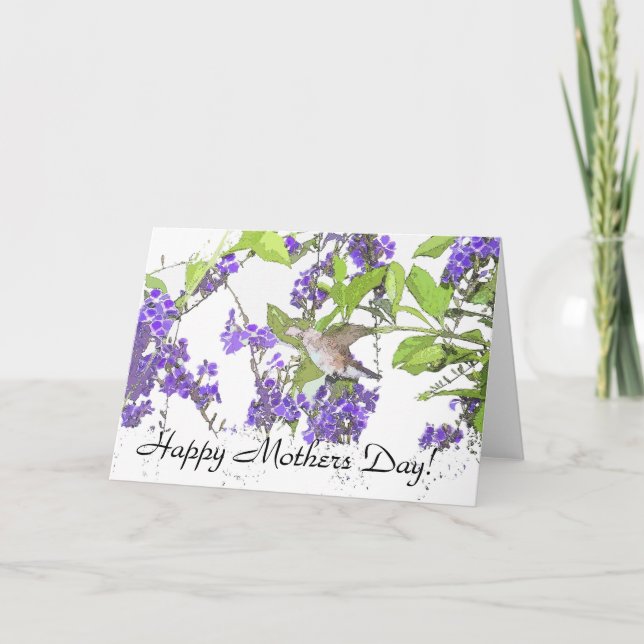 Hummingbirdmors dagkort kort (Framsida)