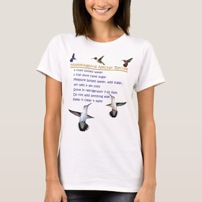HummingbirdNectarrecept Tee (Framsida)