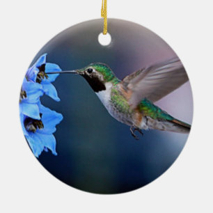 HUMMINGBIRDPRYDNAD JULGRANSPRYDNAD KERAMIK