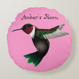 Hummingbirdrundabrytningen kudder rund kudde