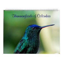 Hummingbirds av Colombia Kalender