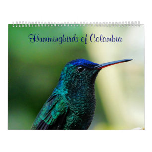 Hummingbirds av Colombia Kalender