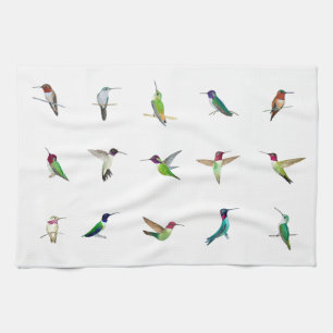 Hummingbirds av Kalifornien Kökshandduk