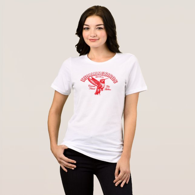 Hummingbirds Mexico – Isla Holbox Urban Vibes T Shirt (Framsida Full)