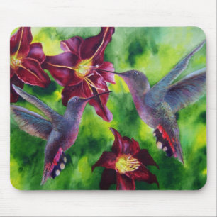 Hummingbirds och den Lillies musen vadderar Musmatta