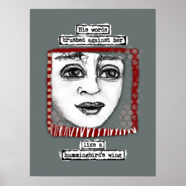 Hummingbird's Vinge Poster Wall Art