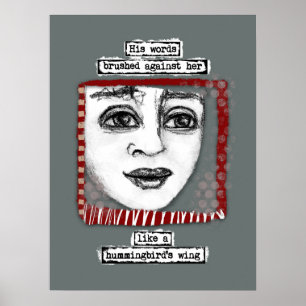 Hummingbird's Vinge Poster Wall Art