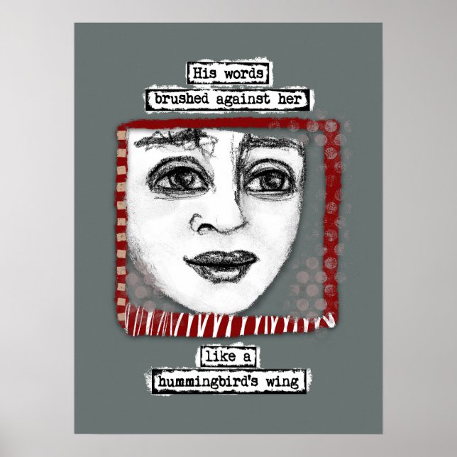 Hummingbird's Vinge Poster Wall Art (Framsidan)