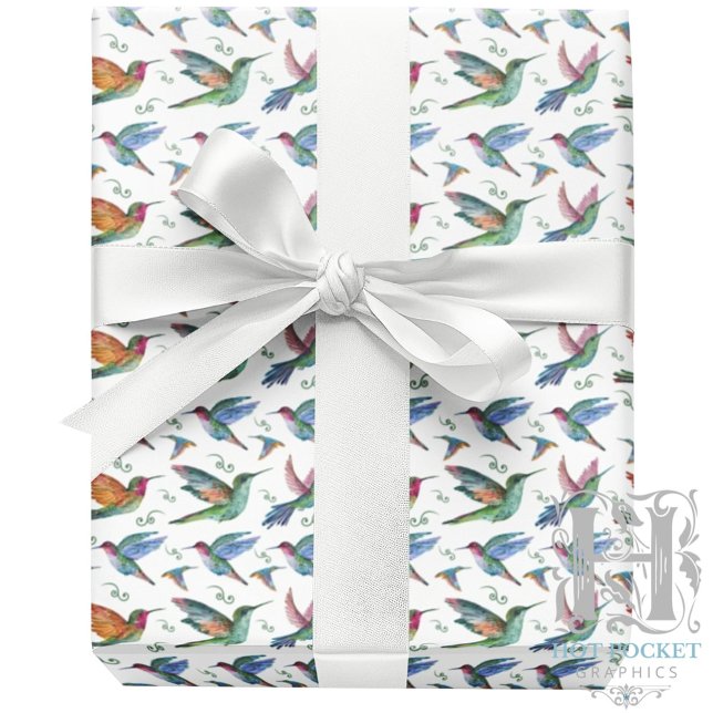 Hummingbirds Wrapping Paper Presentpapper (Skapare uppladdad)