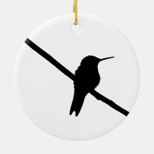 HummingbirdSilhouette Julgransprydnad Keramik