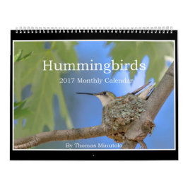 Hummingbirdsmånadstidningkalender 2017 av Tom Kalender