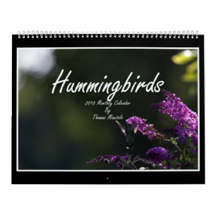 Hummingbirdsmånadstidningkalender 2018 av Tom Kalender