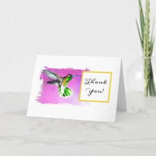 Hummingbirdtackkortkort Tack Kort