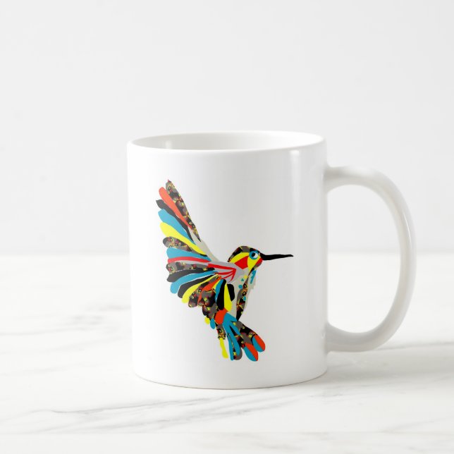 hummingbirdteckning kaffemugg (Höger)