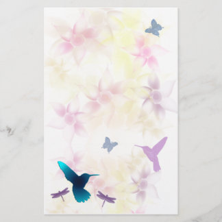 Hummingbirdträdgård Brevpapper