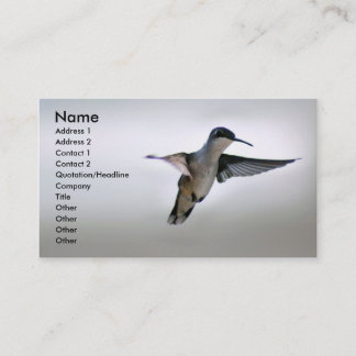 Hummingbirdvisitkort Visitkort