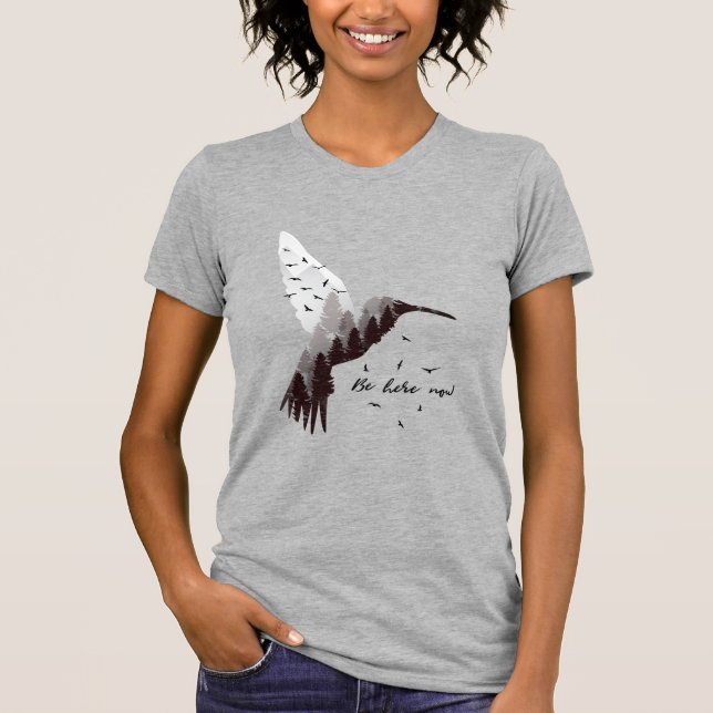 Hummingfågelskog T Shirt (Framsida)