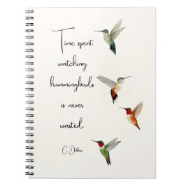 Hummingfåglar Anteckningsbok