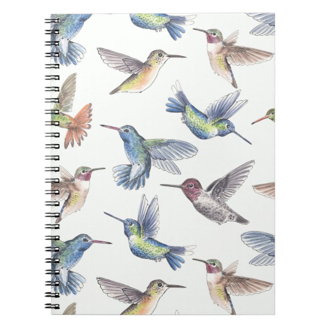 Hummingfåglar Anteckningsbok (Framsidan)