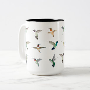 Hummingfåglar i Nordamerika Kaffe Mugg
