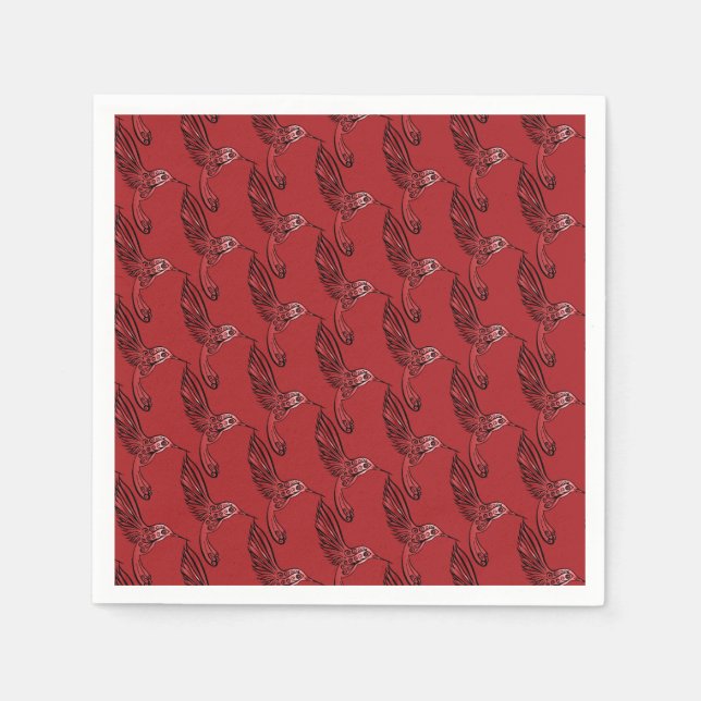 Hummingfåglar II Pappersservett (Framsidan)