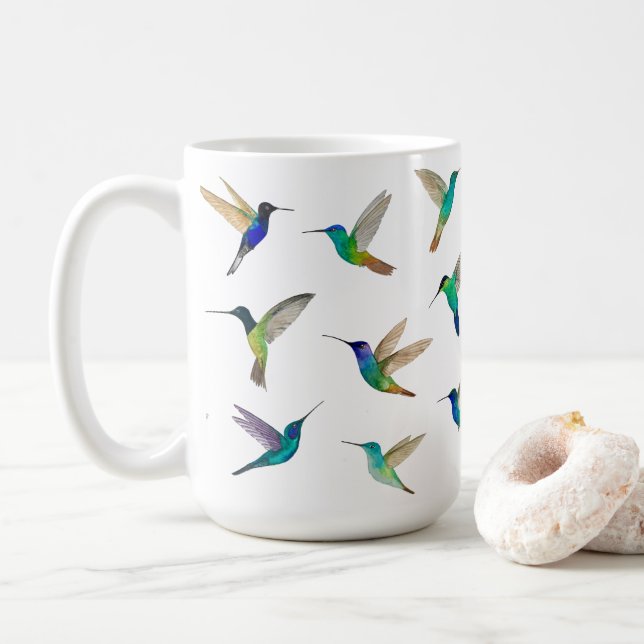 Hummingfåglar Kaffemugg (Med munk)