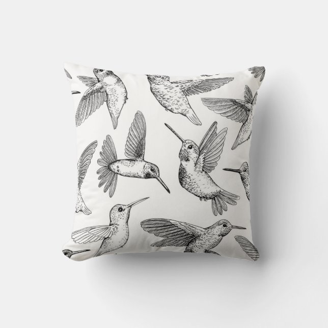 Hummingfåglar Kudde (Framsida)