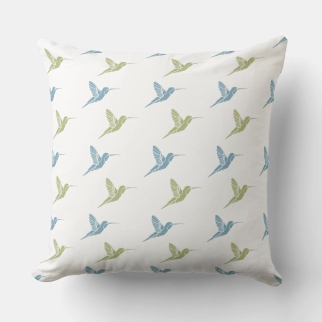 Hummingfåglar Kudde (Framsida)