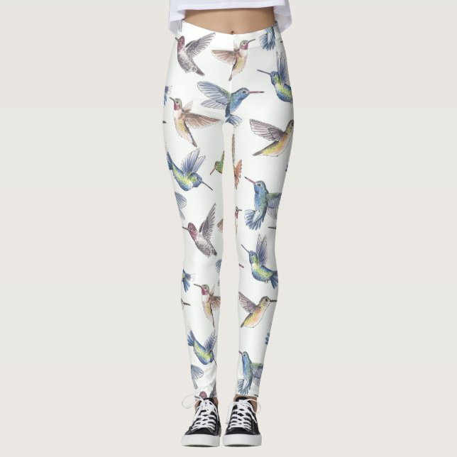 Hummingfåglar Leggings (Framsida)