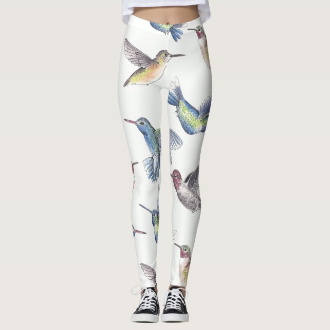 Hummingfåglar Leggings (Framsida)
