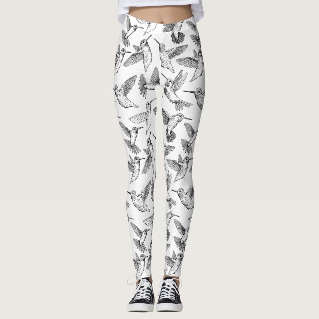 Hummingfåglar Leggings (Framsida)