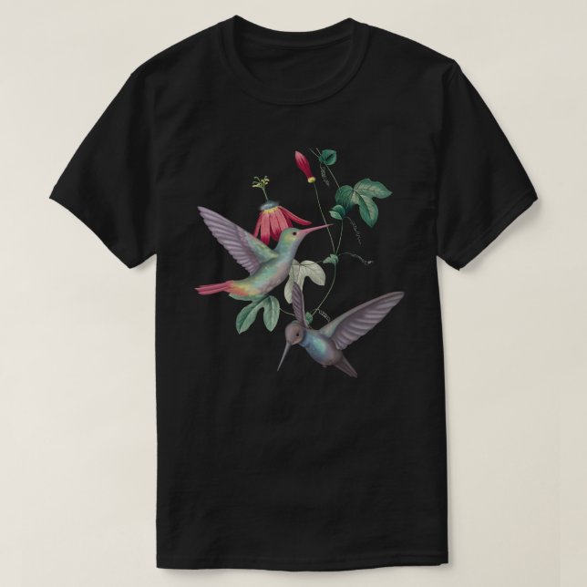 Hummingfåglar T Shirt (Design framsida)