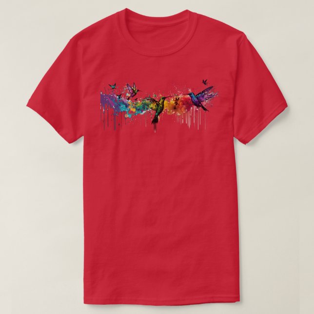 Hummingfåglar T Shirt (Design framsida)