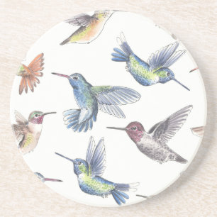 Hummingfåglar Underlägg Sandsten