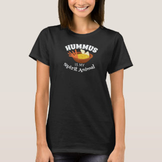 Hummus är min andliga djur Vegan Vegetarisk mat T Shirt