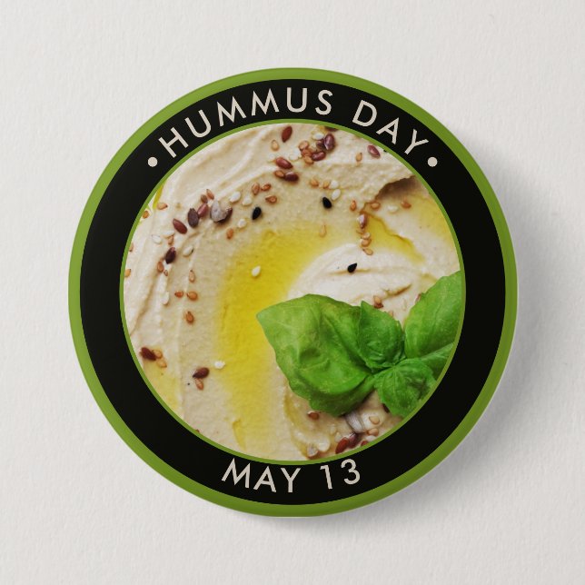 Hummus Day Knapp (Framsida)