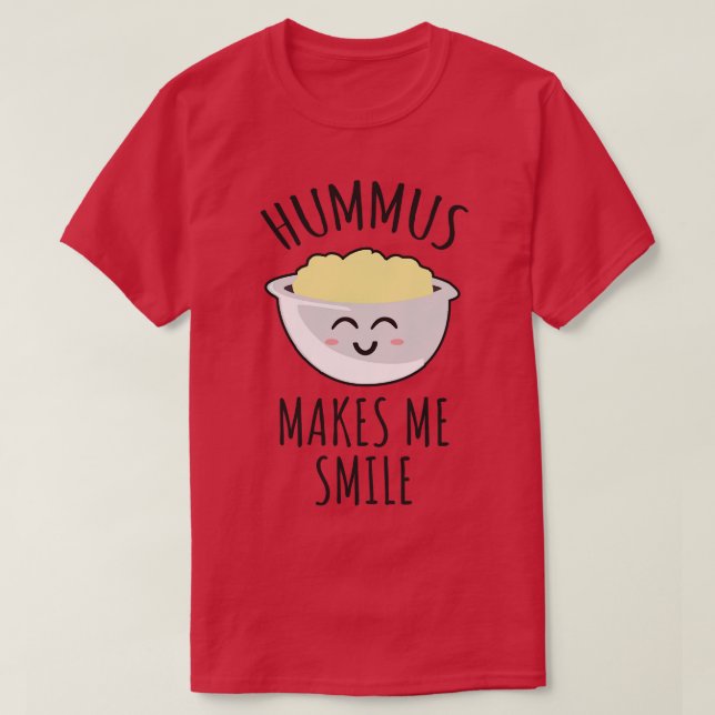 Hummus gör mig till sjömil t shirt (Design framsida)