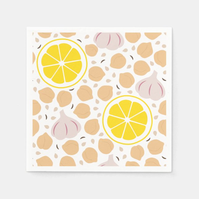 Hummus Napkins Pappersservett (Framsidan)