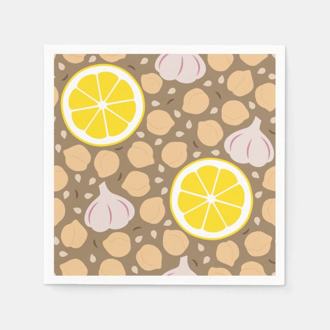 Hummus Napkins Pappersservett (Framsidan)