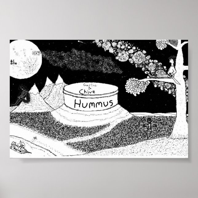 Hummus Poster (Framsidan)