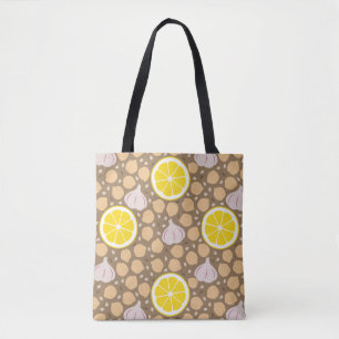 Hummus Tote Bag Tygkasse