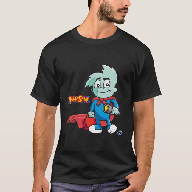 Humongous Entertaint Pajama Sam T Shirt (Framsida)