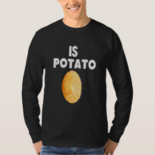 Humor är potatisoffert som den som visas på sent n t shirt