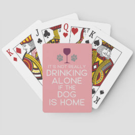Humor-citat | Dra med Hund Casinokort