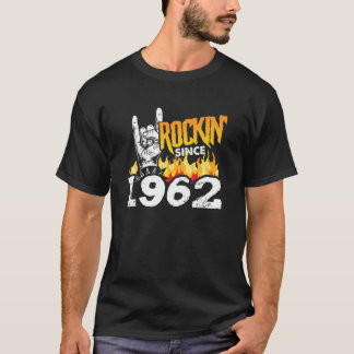 Humor Coola Rockin från födelsedag sedan 1962 60:e T Shirt