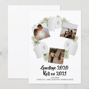 Humor Corona Virus 2020 Nytt år 2021 Julkort