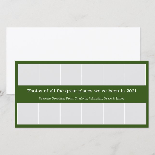 Humor Corona Virus Jul 2021 Julkort (Fram/baksida)